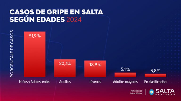 Los niños y adolescentes fueron los más afectados por la gripe en Salta ...
