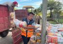 Familias originarias de nueve municipios recibieron más de 3000 módulos alimentarios