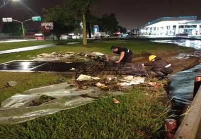 El alerta amarilla por lluvia sigue y la Municipalidad trabaja para prevenir incidentes