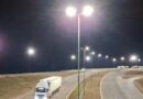 Más seguridad: la Municipalidad instala luces LED en el Acceso Norte