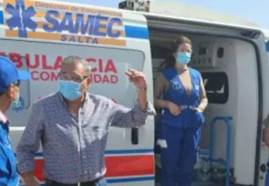 El ministro Mangione supervisó el operativo sanitario del SAMEC por los incendios en la Circunvalación Oeste
