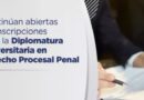 Continúan abiertas las inscripciones para la Diplomatura Universitaria en Derecho Procesal Penal