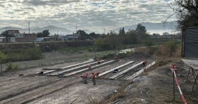 Comenzó la construcción de las bases del nuevo puente de Santa Lucía
