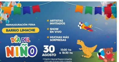 Se reinaugura la Feria de barrio Limache con un festejo por el Día del Niño