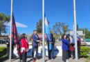 En los mástiles del CD se realizó el izamiento de la bandera de la República Oriental del Uruguay