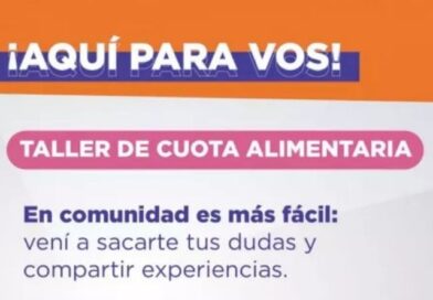 Mujeres recibirán asesoramiento gratuito sobre cuota alimentaria en barrio Morosini