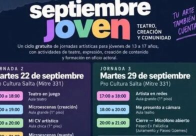 Invitan a disfrutar de ‘Septiembre Joven’ con propuestas de expresión y creación