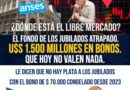 QUEBRÓ ALBANESI. ANSES PUSO LA PLATA DE LOS JUBILADOS
