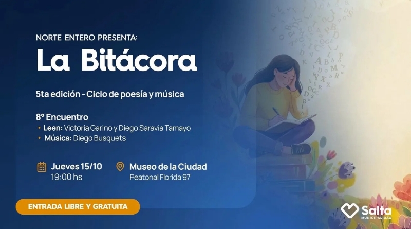 La palabra y la música se encuentran en una nueva edición de “La Bitácora”